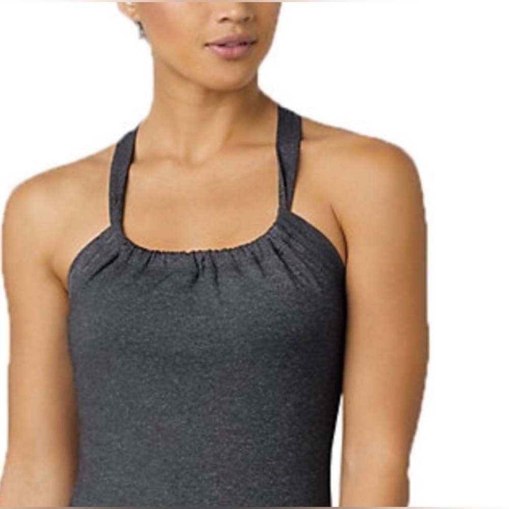 PRANA Quinn Chakra Tank Top Charcoal Heather Gray Size Small - Picture 14 of 14